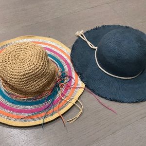 Girls straw hats